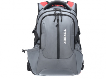 Рюкзак DRIVE с отделением для ноутбука 15 (серый, красный)