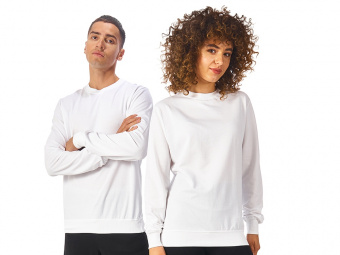 Свитшот Warsaw, унисекс (белый)