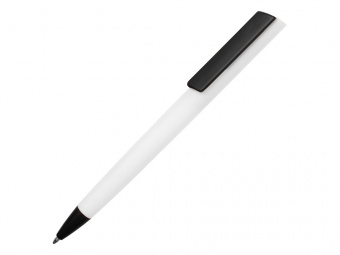 Ручка пластиковая шариковая C1 soft-touch (белый, черный)