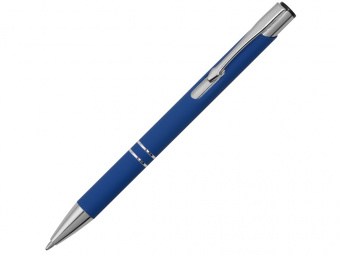 Ручка металлическая шариковая C1 soft-touch (синий)
