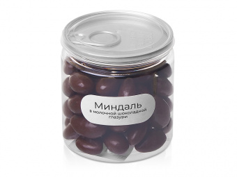 Миндаль в молочной шоколадной глазури Glazura, 140 гр (коричневый)
