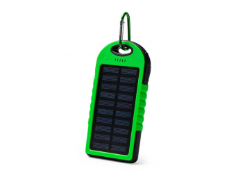 Внешний аккумулятор DROIDE на солнечной батарее, 4000 mAh (зеленый, черный)