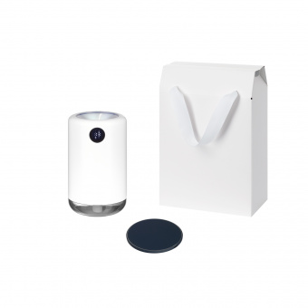 Подарочный набор Bliss, Auris, синий (увлажнитель воздуха, зарядное устройство)