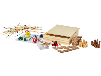 Игровой набор Monte Carlo (натуральный, коричневый)