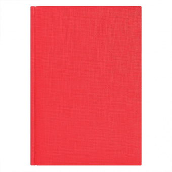 Ежедневник недатированный City Flax 145х205 мм, без календаря, красный