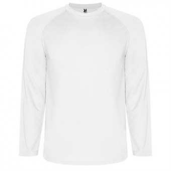 Спортивная футболка MONTECARLO L/S мужская, БЕЛЫЙ M