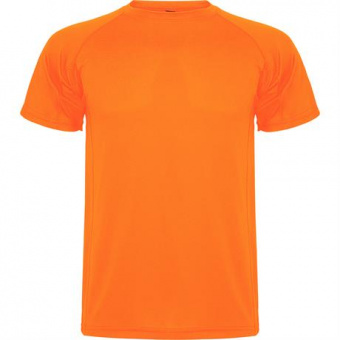 Спортивная футболка MONTECARLO мужская, ФЛУОРЕСЦЕНТНЫЙ ОРАНЖЕВЫЙ XL