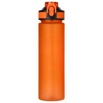 Бутылка для воды Флип, оранжевая
