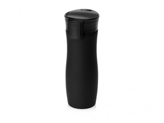 Вакуумная герметичная термокружка Streamline с покрытием soft-touch (черный)