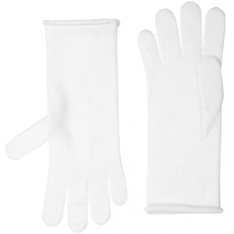 Перчатки Alpine, удлиненные, белые