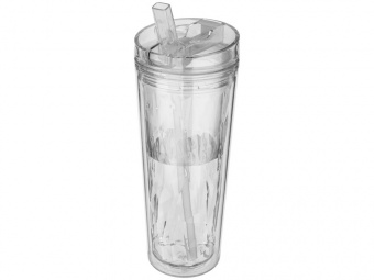 Термобутылка Hot & Cold Flip n Sip (прозрачный)