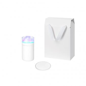 Подарочный набор Crystal, Auris, белый (увлажнитель воздуха, зарядное устройство)