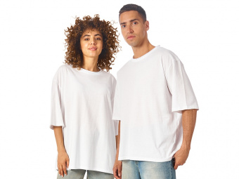 Футболка оверсайз Liyon унисекс (белый)