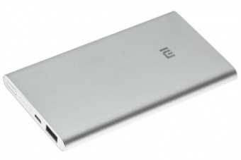 Внешний аккумулятор Mi Powerbank 2, 5000 мАч, серебристый