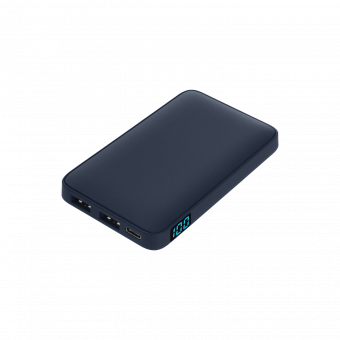 Внешний аккумулятор с подсветкой Ancor 5000 mAh, синий