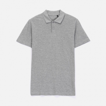 Рубашка поло унисекс Pulse, серый меланж