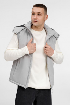 Жилет унисекс Sfera, светло-серый