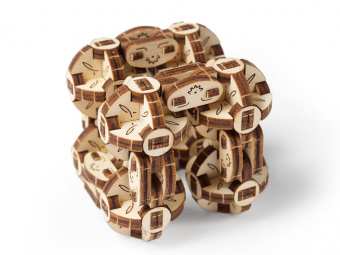 3D-ПАЗЛ UGEARS Сферокуб (натуральный)