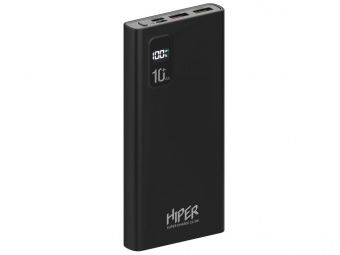Портативный внешний аккумулятор FAST, 10000 mAh (черный)