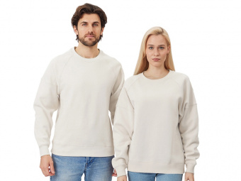 Свитшот оверсайз Paris, унисекс (бежевый)