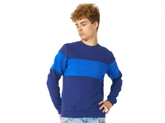 Свитшот блокинг Edinburgh, мужской (синий классический , navy)