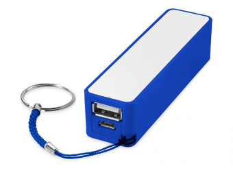 Портативное зарядное устройство Jive, 2000 mAh (ярко-синий, белый)