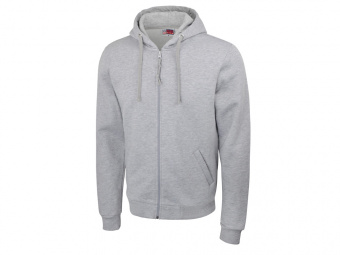 Толстовка на молнии Perform мужская (серый меланж)