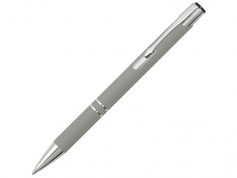 Ручка металлическая шариковая C1 soft-touch (серый)