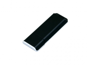 USB 2.0- флешка на 32 Гб с оригинальным двухцветным корпусом (черный, белый)