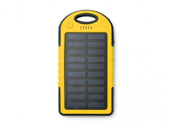 Внешний аккумулятор DROIDE на солнечной батарее, 4000 mAh (желтый, черный)