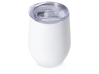 Термокружка Vacuum mug C1, soft touch, 370 мл (белый)