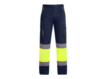 Брюки Enix мужские (navy, неоновый желтый)