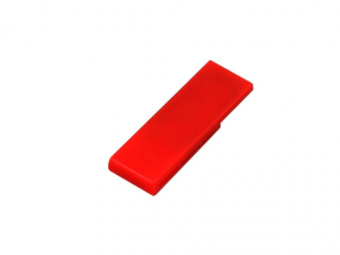 USB-флешка промо на 32 Гб в виде скрепки (красный)