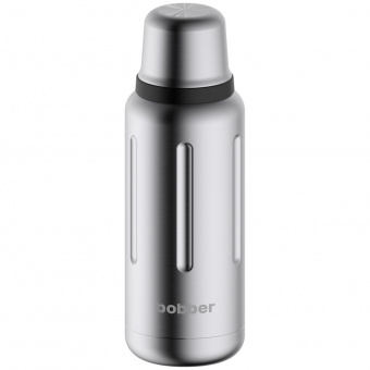 Термос Flask 1000, вакуумный, стальной матовый