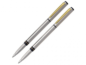 Набор Pen and Pen: ручка шариковая, ручка-роллер (серебристый)