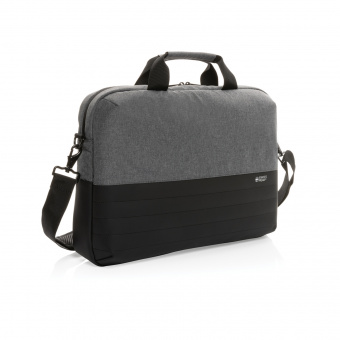 Сумка для ноутбука Swiss Peak с RFID-защитой из rPET AWARE™, 15,6’’ Сумка для ноутбука Swiss Peak с RFID-защитой из rPET AWARE™, 15,6’’
