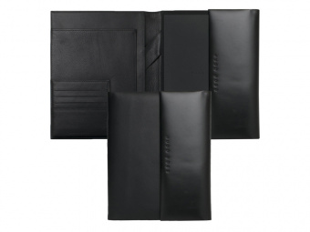 Папка для конференции А5 Caption Contrast Black (черный)