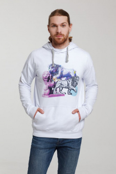 Толстовка LionMe, белая