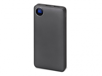 Внешний аккумулятор Mild, металлик soft-touch, 10 000 mAh (серый)