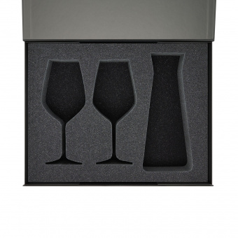 Ложемент под 2 бокала для вина + декантер в большую коробку-трансформер (арт. 695722)
