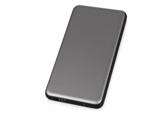 Внешний аккумулятор Shell Pro, 10000 mAh (серебристый, черный)