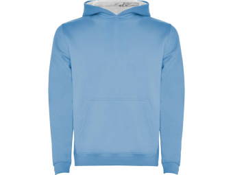 Толстовка с капюшоном Urban детская (небесно-голубой, белый)