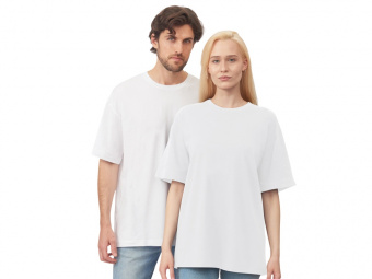 Футболка оверсайз Vienna унисекс (белый)