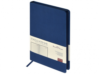 Ежедневник А5 Megapolis Color soft-touch (синий)