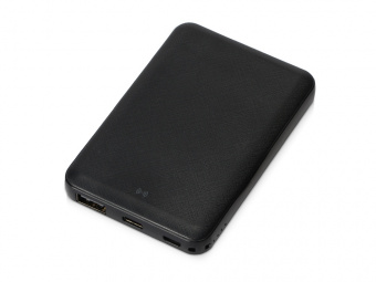 Портативное беспроводное зарядное устройство Grind Air, 5000 mAh (черный)