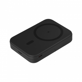 Внешний аккумулятор Union PD 10000mAh с функцией беспроводной зарядки 15W, черный