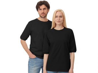 Футболка c рукавом реглан Warsaw унисекс (черный)