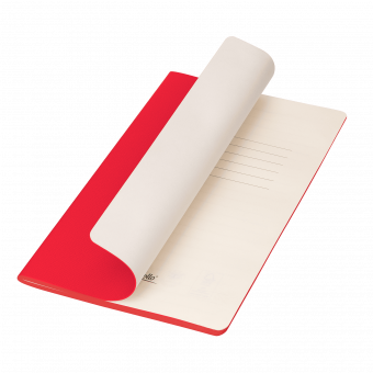 Блокнот Corsa slim, красный