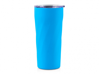 Термокружка FAMILY RADMIR, soft touch (голубой)