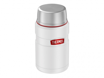 Термос для еды с ложкой SK3020, 710 мл (белый)